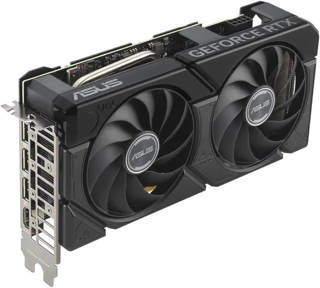 Alt view image 5 of 10 - ASUS Dual GeForce RTX 4060 EVO OC Edition 8GB GDDR6 (PCIe 4.0, 8GB GDDR6, DLSS 3, HDMI 2.1a, DisplayPort 1.4a, Axial-tech fan design, 0dB technology, Auto-Extreme Technology) DUAL-RTX4060-O8G-EVO