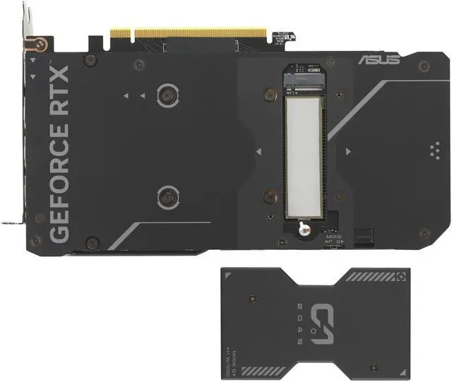 Alt view image 2 of 17 - ASUS Dual GeForce RTX 4060 Ti SSD OC Edition Graphics Card with an M.2 SSD slot,, PCIe 4.0, 8GB GDDR6, DUAL-RTX4060TI-O8G-SSD