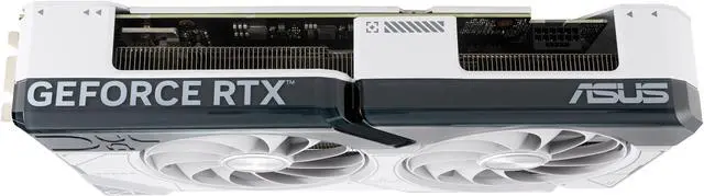 Alt view image 10 of 16 - ASUS Dual GeForce RTX 4070 SUPER White Edition (PCIe 4.0, 12GB GDDR6X, DLSS 3, HDMI 2.1a, DisplayPort 1.4a, 2.56-slot design, Axial-tech fan design, Auto-Extreme Technology) DUAL-RTX4070S-12G-WHITE