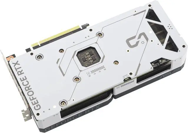 Alt view image 12 of 16 - ASUS Dual GeForce RTX 4070 SUPER White Edition (PCIe 4.0, 12GB GDDR6X, DLSS 3, HDMI 2.1a, DisplayPort 1.4a, 2.56-slot design, Axial-tech fan design, Auto-Extreme Technology) DUAL-RTX4070S-12G-WHITE