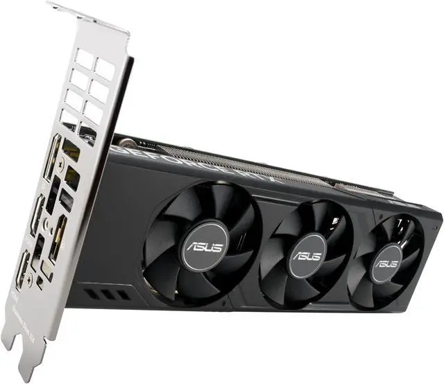 Alt view image 5 of 9 - ASUS GeForce RTX 4060 LP BRK OC Edition 8GB GDDR6 (PCIe 4.0, 8GB GDDR6, DLSS 3, HDMI 2.1a, DisplayPort 1.4a, 2-slot design, Dual Ball Fan Bearings, Auto-Extreme Technology) RTX4060-O8G-LP-BRK
