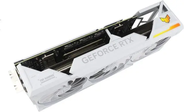 Alt view image 4 of 16 - ASUS TUF Gaming GeForce RTX 4070 Ti SUPER BTF White OC Edition Gaming Graphics Card (Exclusive to ASUS BTF ATX Motherboards, Graphics card high-power gold finger) TUF-RTX4070TIS-O16G-BTF-WHITE
