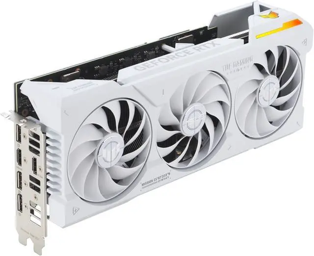 Alt view image 7 of 16 - ASUS TUF Gaming GeForce RTX 4070 Ti SUPER BTF White OC Edition Gaming Graphics Card (Exclusive to ASUS BTF ATX Motherboards, Graphics card high-power gold finger) TUF-RTX4070TIS-O16G-BTF-WHITE