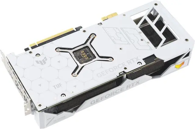 Alt view image 9 of 16 - ASUS TUF Gaming GeForce RTX 4070 Ti SUPER BTF White OC Edition Gaming Graphics Card (Exclusive to ASUS BTF ATX Motherboards, Graphics card high-power gold finger) TUF-RTX4070TIS-O16G-BTF-WHITE