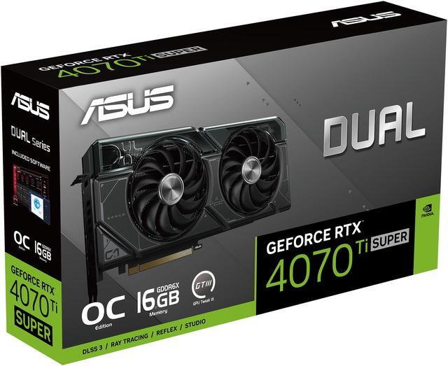 Alt view image 13 of 13 - ASUS Dual GeForce RTX 4070 Ti SUPER OC Edition (PCIe 4.0, 16GB GDDR6X, DLSS 3, HDMI 2.1a, DisplayPort 1.4a, 2.56-slot design, Axial-tech fan design, 0dB technology) DUAL-RTX4070TIS-O16G