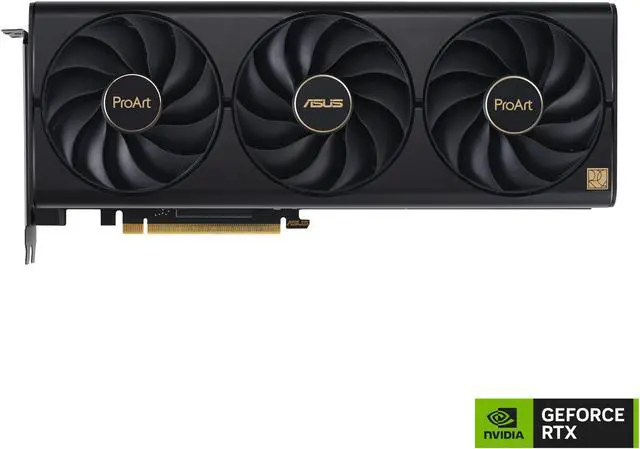 Alt view image 2 of 13 - ASUS ProArt GeForce RTX 4080 SUPER Graphics Card (PCIe 4.0, 16GB GDDR6X, DLSS 3, HDMI 2.1a, DisplayPort 1.4a) PROART-RTX4080S-16G