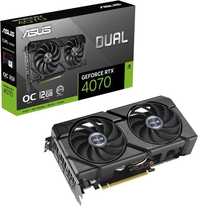 Alt view image 10 of 10 - ASUS Dual GeForce RTX 4070 12GB GDDR6 PCI Express 4.0 ATX Graphics Card DUAL-RTX4070-O12GD6-EVO 12GB GDDR6