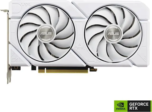 Alt view image 2 of 14 - ASUS Dual GeForce RTX 4060 8GB GDDR6 PCI Express 4.0 ATX Graphics Card DUAL-RTX4060-O8G-EVO-WHITE