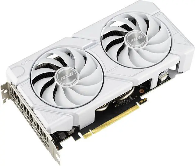 Alt view image 3 of 14 - ASUS Dual GeForce RTX 4060 8GB GDDR6 PCI Express 4.0 ATX Graphics Card DUAL-RTX4060-O8G-EVO-WHITE
