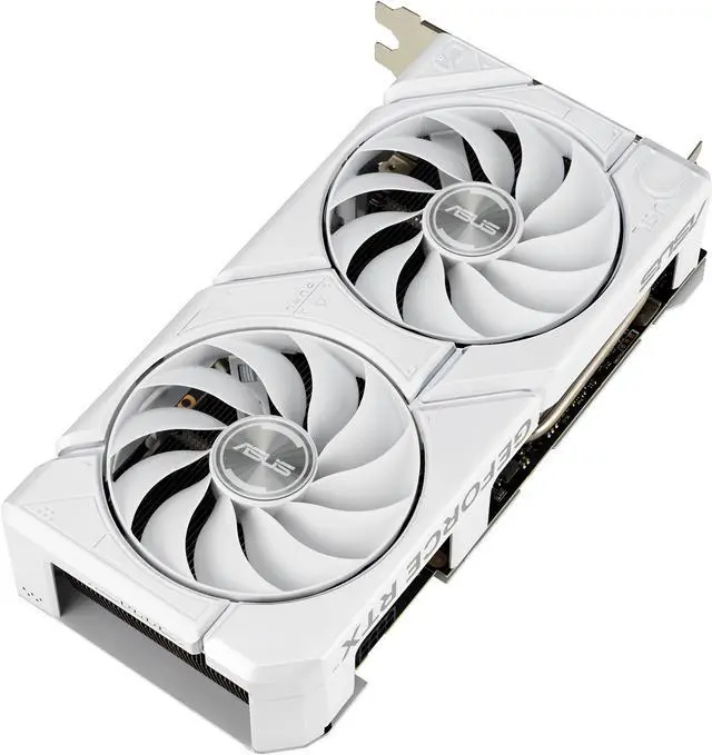 Alt view image 4 of 14 - ASUS Dual GeForce RTX 4060 8GB GDDR6 PCI Express 4.0 ATX Graphics Card DUAL-RTX4060-O8G-EVO-WHITE