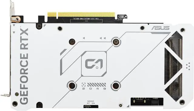 Alt view image 5 of 14 - ASUS Dual GeForce RTX 4060 8GB GDDR6 PCI Express 4.0 ATX Graphics Card DUAL-RTX4060-O8G-EVO-WHITE