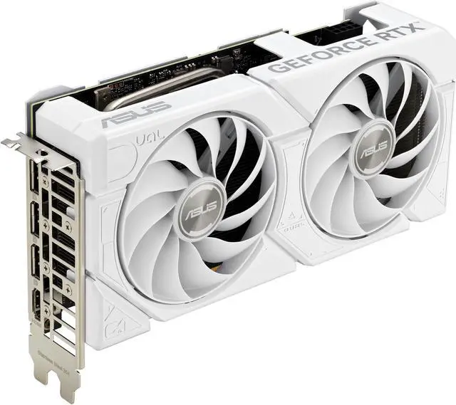 Alt view image 7 of 14 - ASUS Dual GeForce RTX 4060 8GB GDDR6 PCI Express 4.0 ATX Graphics Card DUAL-RTX4060-O8G-EVO-WHITE