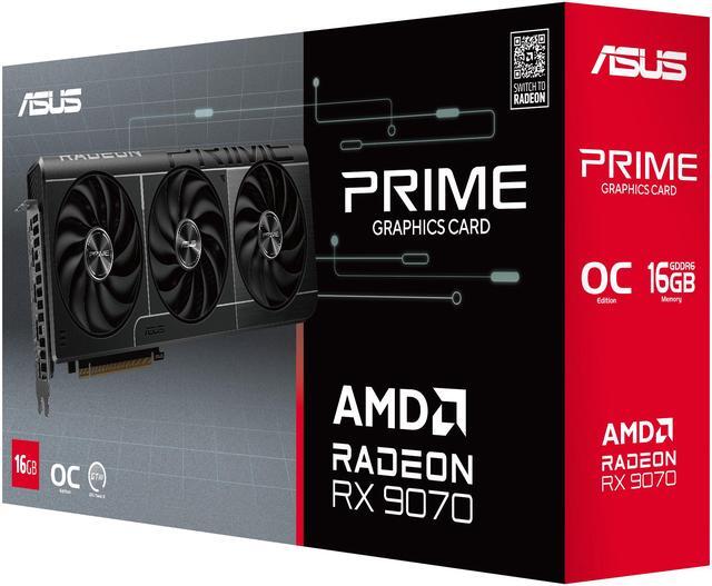 Alt view image 11 of 13 - ASUS PRIME Radeon RX 907016GB 256-Bit GDDR6 PCI Express 5.0 RDNA 4  Graphics Card PRIME-RX9070-O16G