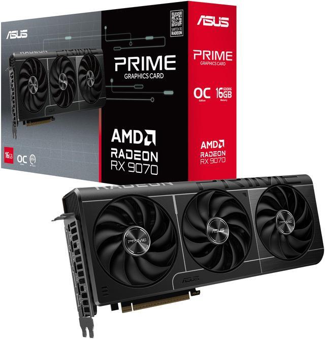Alt view image 12 of 13 - ASUS PRIME Radeon RX 907016GB 256-Bit GDDR6 PCI Express 5.0 RDNA 4  Graphics Card PRIME-RX9070-O16G