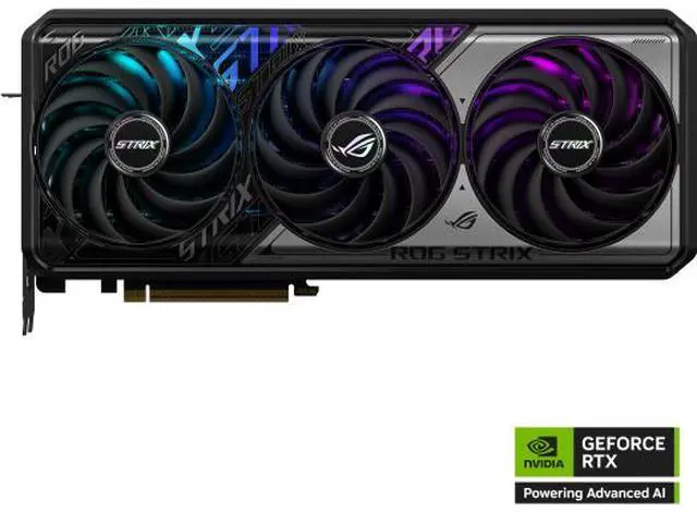 Alt view image 2 of 10 - ASUS ROG Strix GeForce RTX 5070 Ti OC Edition 16GB 256-Bit GDDR7 PCI Express 5.0 DLSS 4.0 Graphics Card ROG-STRIX-RTX5070TI-O16G-GAMING