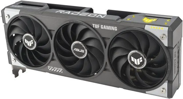 Alt view image 7 of 12 - ASUS TUF Gaming Radeon RX 9060 XT 16GB GDDR6 PCI Express 5.0 x16 ATX Graphics Card TUF-RX9060XT-O16G-GAMING RX 9060XT 16GB