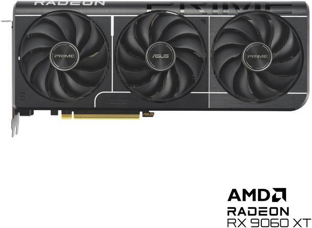 Alt view image 2 of 12 - ASUS PRIME Radeon RX 9060 XT 16GB GDDR6 PCI Express 5.0 x16 ATX Graphics Card PRIME-RX9060XT-O16G RX 9060XT 16GB
