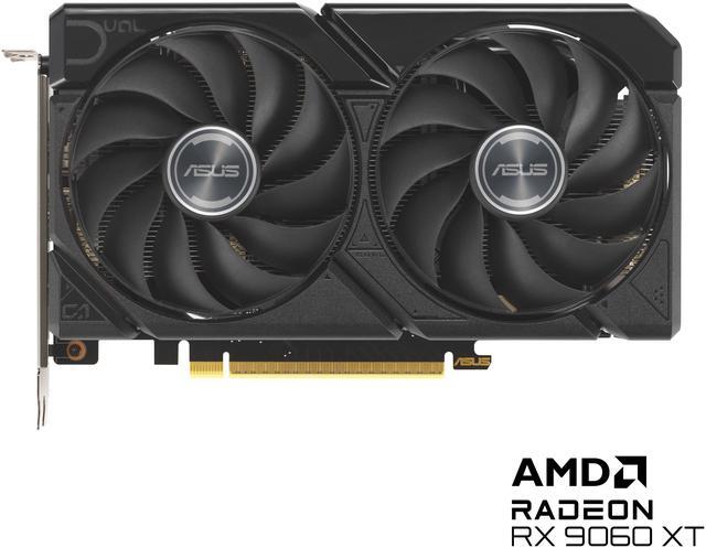 Alt view image 2 of 9 - ASUS Dual Radeon RX 9060 XT 8GB 128-Bit GDDR6 PCI Express 5.0 Graphics Card DUAL-RX9060XT-8G RX 9060XT