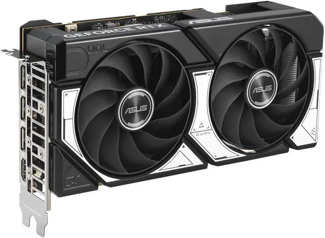 Alt view image 3 of 10 - ASUS Dual GeForce RTX 5060 8GB GDDR7 PCI Express 5.0 x8 ATX Graphics Card DUAL-RTX5060-O8G