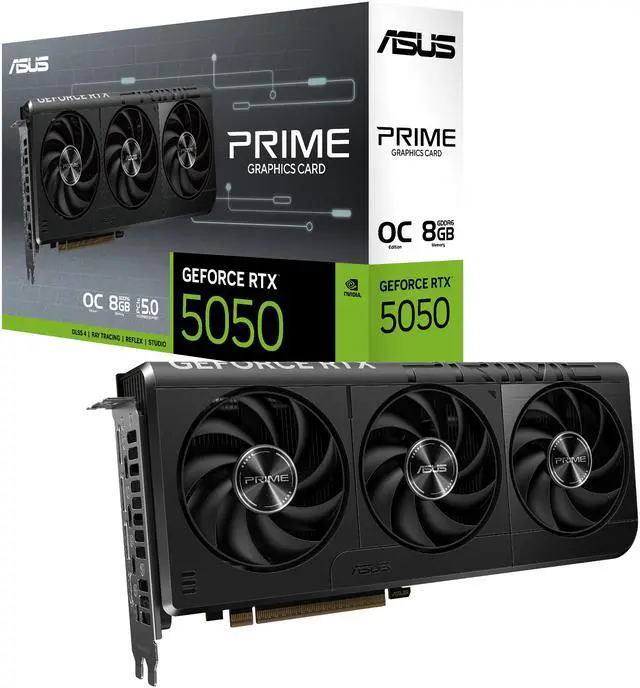 Alt view image 14 of 15 - ASUS PRIME GeForce RTX 5050 8GB GDDR6 PCI Express 5.0 x8 ATX Graphics Card PRIME-RTX5050-O8G