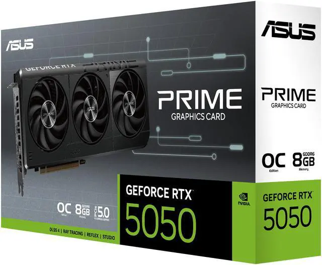 Alt view image 15 of 15 - ASUS PRIME GeForce RTX 5050 8GB GDDR6 PCI Express 5.0 x8 ATX Graphics Card PRIME-RTX5050-O8G