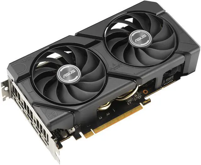 Alt view image 2 of 4 - ASUS Dual Radeon RX 7600 8GB GDDR6 PCI Express 4.0 x8 ATX Graphics Card DUAL-RX7600-O8G-EVO