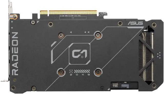 Alt view image 3 of 4 - ASUS Dual Radeon RX 7600 8GB GDDR6 PCI Express 4.0 x8 ATX Graphics Card DUAL-RX7600-O8G-EVO