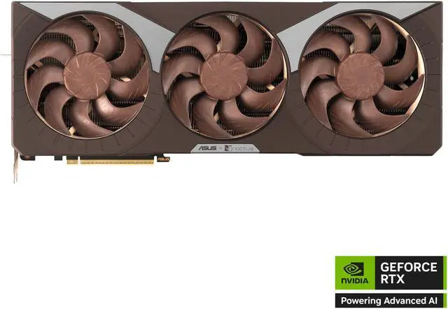 Alt view image 2 of 20 - ASUS NOCTUA GeForce RTX 5080 16GB GDDR7 PCI Express 5.0 x16 ATX Graphics Card with  Noctua NF-A12x25 G2 PWM 120mm Fans RTX5080-O16G-NOCTUA