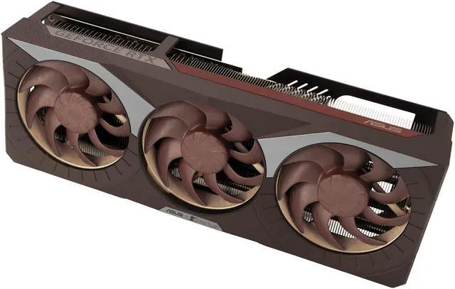 Alt view image 10 of 20 - ASUS NOCTUA GeForce RTX 5080 16GB GDDR7 PCI Express 5.0 x16 ATX Graphics Card with  Noctua NF-A12x25 G2 PWM 120mm Fans RTX5080-O16G-NOCTUA
