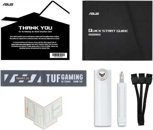 Alt view image 10 of 13 - ASUS TUF Gaming BTF White Edition with Detachable GC-HPWR Adapter GeForce RTX 5070 Ti 16GB GDDR7 PCI Express 5.0 x16 ATX Graphics Cards TUF-RTX5070TI-O16G-BTF-WHITE