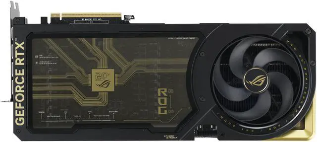 Alt view image 4 of 10 - ASUS ROG Astral GeForce RTX 5090 Edition 20 (PCIe 5.0, 32GB GDDR7, HDMI/ DisplayPort 2.1, 4-fan, curved-screen AMOLED display, liquid metal GPU cooling, dual power input up to 800W)