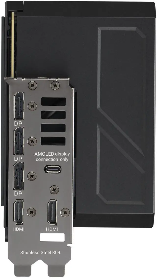 Alt view image 8 of 10 - ASUS ROG Astral GeForce RTX 5090 Edition 20 (PCIe 5.0, 32GB GDDR7, HDMI/ DisplayPort 2.1, 4-fan, curved-screen AMOLED display, liquid metal GPU cooling, dual power input up to 800W)