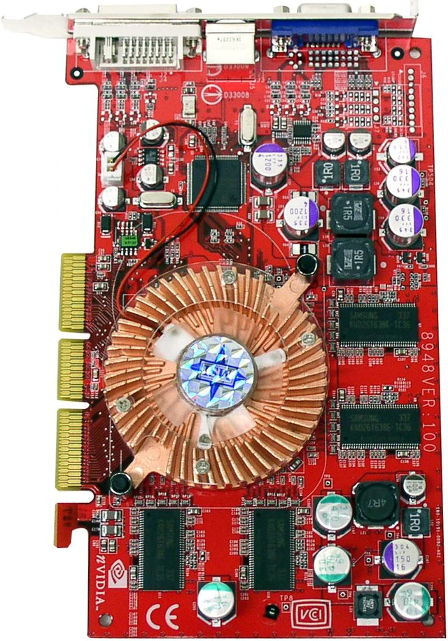 Alt view image 2 of 8 - MSI GeForce FX 5700 128MB DDR AGP 4X/8X Graphics Card FX5700-VTD128