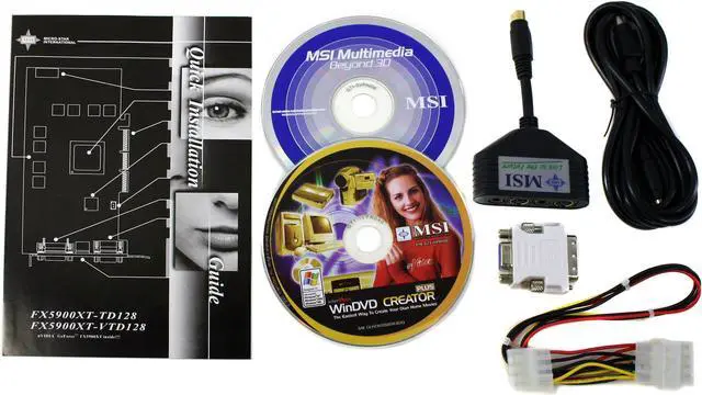 Alt view image 4 of 5 - MSI GeForce FX 5900XT 128MB DDR AGP 4X/8X Graphics Card FX5900XT-VTD128