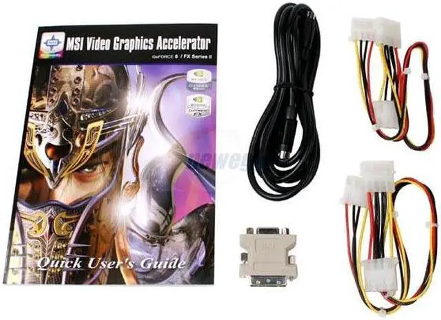 Alt view image 4 of 6 - MSI GeForce 6800Ultra 256MB GDDR3 AGP 4X/8X Graphics Card NX6800U-T2D256