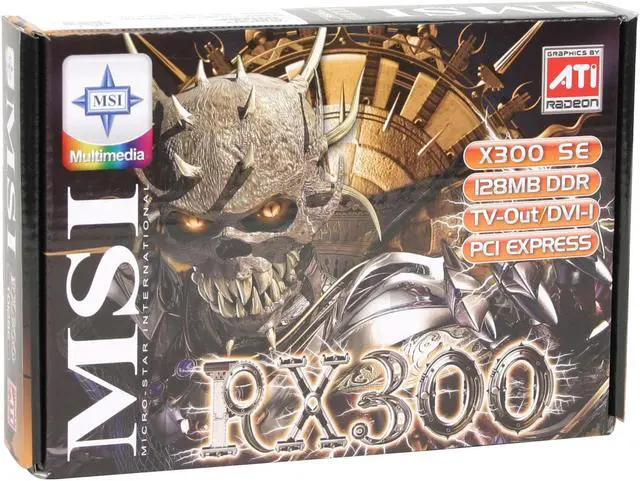 Alt view image 5 of 5 - MSI Radeon X300SE 128MB DDR PCI Express x16 Graphics Card RX300SE-TD128E