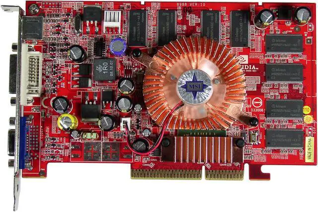 Alt view image 2 of 3 - MSI GeForce 6600 256MB DDR AGP 4X/8X Graphics Card NX6600-VTD256