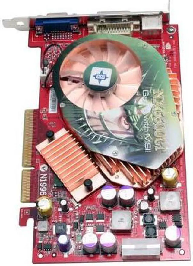 Alt view image 2 of 6 - MSI GeForce 6600GT 128MB GDDR3 AGP 4X/8X Graphics Card NX6600GT-VTD128SP