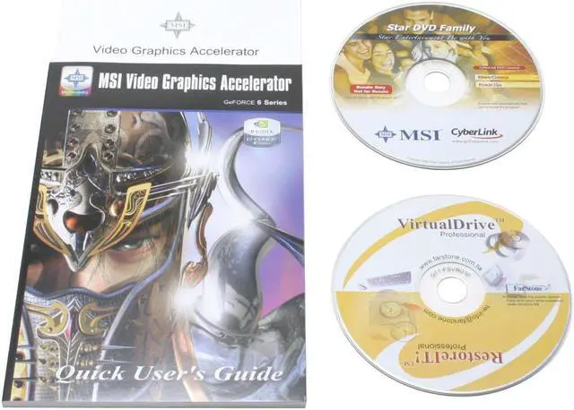 Alt view image 4 of 6 - MSI GeForce 6800 256MB DDR PCI Express x16 SLI Support Graphics Card NX6800-TD256E (Riddick)