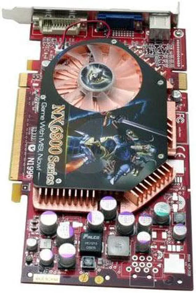 Alt view image 2 of 6 - MSI GeForce 6800 128MB DDR PCI Express x16 SLI Support Graphics Card NX6800-TD128E