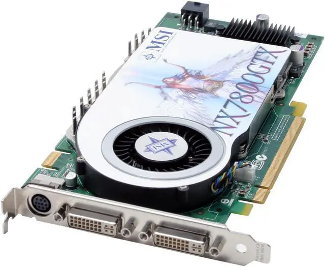 Main image of MSI GeForce 7800GTX 256MB GDDR3 PCI Express x16 SLI Support Graphics Card NX7800GTX-VT2D256E