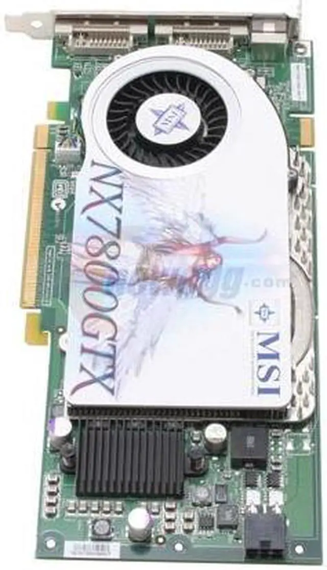 Alt view image 2 of 6 - MSI GeForce 7800GTX 256MB GDDR3 PCI Express x16 SLI Support Graphics Card NX7800GTX-VT2D256E