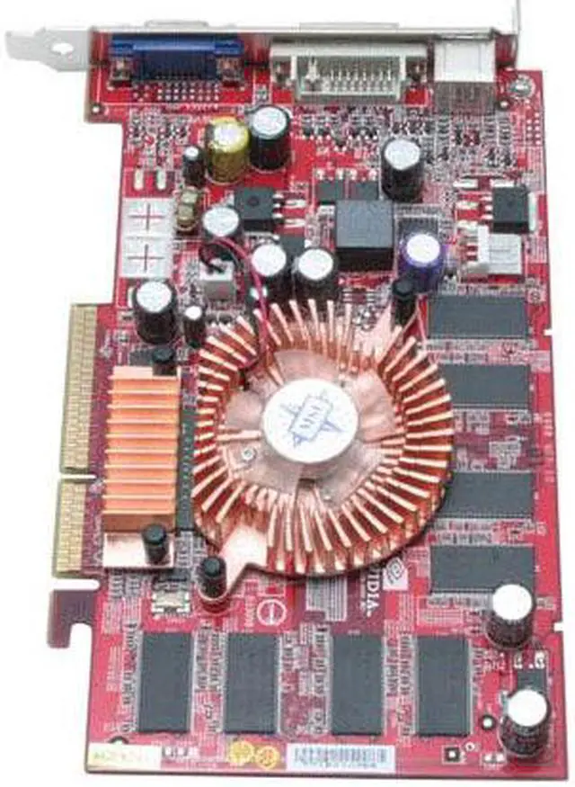 Alt view image 2 of 5 - MSI GeForce 6200 256MB DDR AGP 4X/8X Graphics Card NX6200-TD256