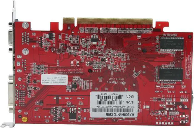 Alt view image 3 of 5 - MSI Radeon X300SE HyperMemory 256MB Hyper Memory(128M on board) DDR PCI Express x16 Graphics Card RX300HM-TD128E