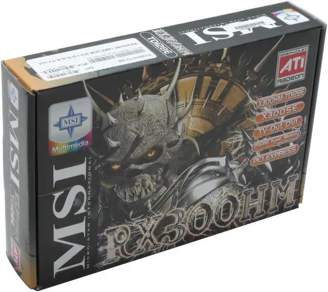 Alt view image 5 of 5 - MSI Radeon X300SE HyperMemory 256MB Hyper Memory(128M on board) DDR PCI Express x16 Graphics Card RX300HM-TD128E