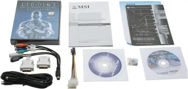 Alt view image 4 of 5 - MSI GeForce 7800GT 256MB GDDR3 PCI Express x16 SLI Support Graphics Card NX7800GT-VT2D256E