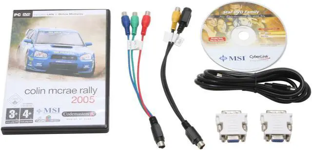 Alt view image 4 of 5 - MSI Radeon X1600XT 256MB GDDR3 PCI Express x16 Graphics Card RX1600XT-T2D256E