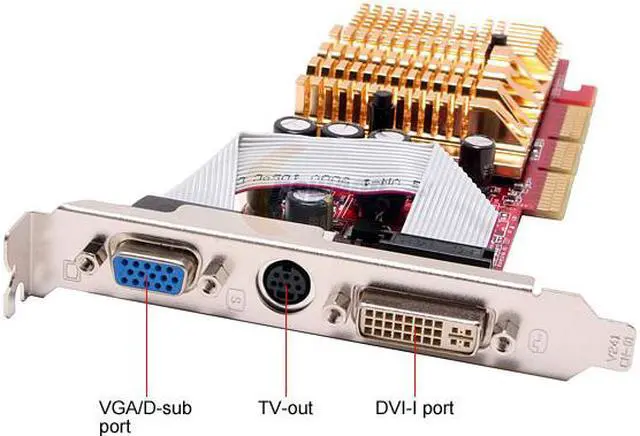 Alt view image 2 of 6 - MSI GeForce 6200 128MB DDR AGP 4X/8X Graphics Card NX6200AX-TD128LF