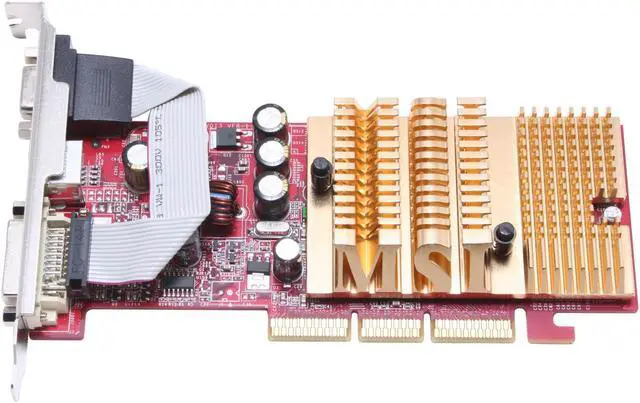 Alt view image 3 of 6 - MSI GeForce 6200 128MB DDR AGP 4X/8X Graphics Card NX6200AX-TD128LF