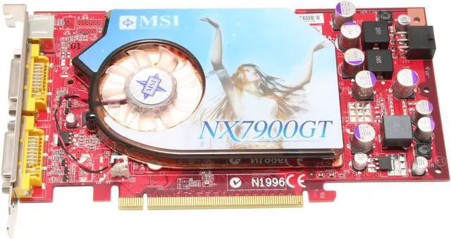 Alt view image 2 of 6 - MSI GeForce 7900GT 256MB GDDR3 PCI Express x16 SLI Support Graphics Card NX7900GT-VT2D256E-HD